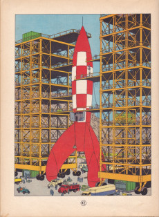 Extrait de Tintin (Historique) -16B32- Objectif Lune
