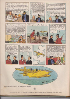 Extrait de Tintin (Historique) -13B13- Les 7 boules de cristal