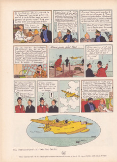 Extrait de Tintin (Historique) -13B23Bis- Les 7 boules de cristal