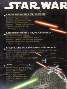 Extrait de (Catalogues) Éditeurs, agences, festivals, fabricants de para-BD... - Star Wars - Catalogue 2007 2008
