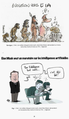 Extrait de Rétro du dessin de presse suisse -2023- Rétro du dessin de presse suisse 2023