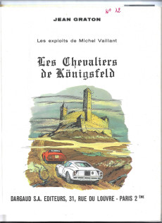 Extrait de Michel Vaillant -12'- Les Chevaliers de Königsfeld