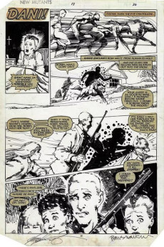 Extrait de (AUT) Sienkiewicz, Bill -2023- Bill Sienkiewicz's Mutants and Moon Knignts . . . and Assassins . . . Artisan Edition