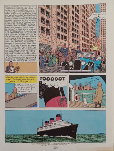 Extrait de Tintin (Historique) -3C7- Tintin en Amérique