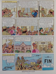 Extrait de Tintin (Historique) -23C8ter- Tintin et les Picaros
