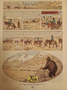 Extrait de Tintin (Historique) -20C7bis- Tintin au Tibet