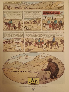 Extrait de Tintin (Historique) -20C6Ter- Tintin au Tibet