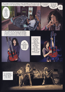 Extrait de Led Zeppelin en bande dessinée