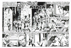Extrait de Colección Comandos (Editorial Valenciana - 1957) -81- Roy Clark ataca