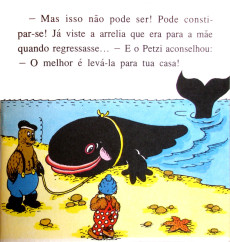 Extrait de Petzi (en Portugais) (Mini Livro) -4- Petzi toma conta da baleia