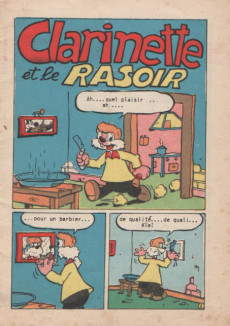 Extrait de Clarinette (Éditions des Remparts) -33- clarinette et le rasoir