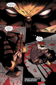 Extrait de Wolverine Vol. 7 (2020) -41- Sabretooth War Part #1