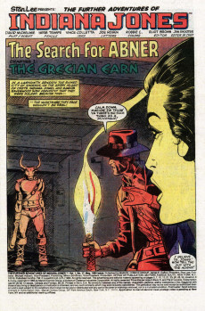 Extrait de The further Adventures of Indiana Jones (Marvel comics - 1983) -17- The Grecian Earn