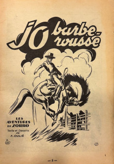 Extrait de Zorro (2e Série - SFP puis SFPI) -100- Jo Barbe-rousse