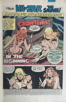 Extrait de Ka-Zar the Savage (1981) -8- In the beginning