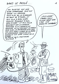 Extrait de L'Élevage laitier vu par Wolinski et Amedeo - L'élevage laitier vu par Wolinski et Amedeo