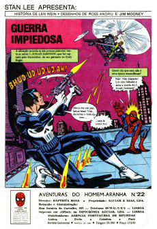 Extrait de Aventuras do Homem Aranha -22- Guerra Impiedosa