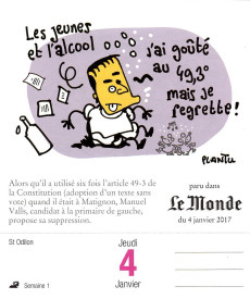 Extrait de (AUT) Plantu -2018- Les meilleurs dessins de Plantu dans Le Monde