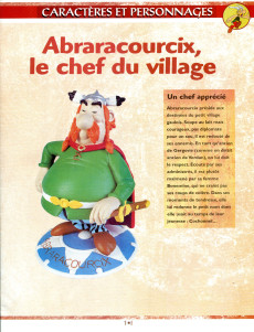 Extrait de Astérix (Collection Atlas - Statuettes) -6- Abraracourcix le chef du village