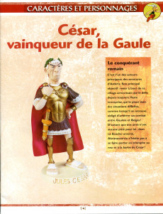 Extrait de Astérix (Collection Atlas - Statuettes) -8- César, vainqueur de la Gaule