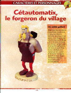 Extrait de Astérix (Collection Atlas - Statuettes) -9- Cétautomatix, le forgeron du village