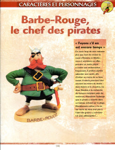 Extrait de Astérix (Collection Atlas - Statuettes) -10- Barbe-Rouge, le chef des pirates