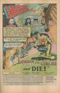 Extrait de Legion of Super-Heroes Vol.2 (1980) -260- Come to the circus and die !