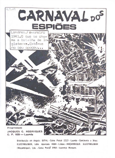 Extrait de Agente Secreto Z33 -1- Carnaval dos Espiões