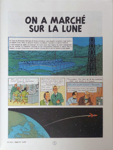 Extrait de Tintin (Historique) -17C8-4356- On a marché sur la Lune