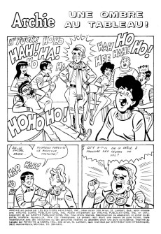 Extrait de Archie (Éditions Héritage - 1970) -24- Une ombre au tableau !