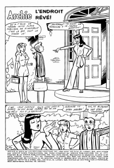 Extrait de Archie (Éditions Héritage - 1970) -25- L'endroit rêvé !