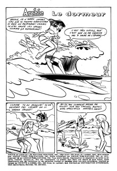 Extrait de Archie (Éditions Héritage - 1970) -15- Le dormeur