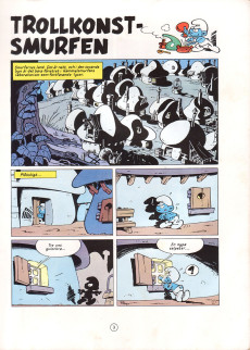 Extrait de Smurfernas äventyr -3- Trollkonst-smurfen