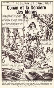 Extrait de Démon (1re Série - Arédit - Comics Pocket) -19- Conan et la sorcière des marais