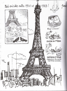 Extrait de Cabu (voyages au bout du crayon) - Cabu et Paris