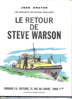 Extrait de Michel Vaillant -9- Le retour de Steve Warson