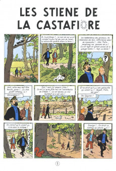 Extrait de Tintin (en langues régionales) -21Bruxellois- Les Stiene de la Castafiore