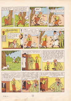 Extrait de Tintin (Historique) -7B09- L'île noire