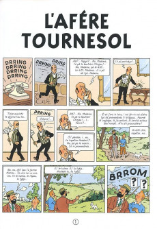 Extrait de Tintin (en langues régionales) -18Gruérien- L'afère Tournesol