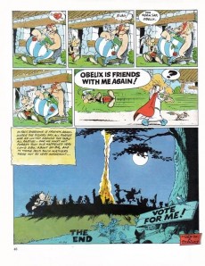 Extrait de Astérix (en anglais) -21a- Asterix and Caesar's Gift