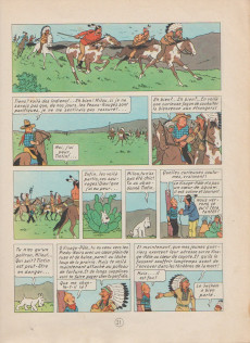 Extrait de Tintin (Historique) -3B36 orange- Tintin en Amérique