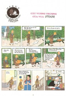 Extrait de Tintin (en langues étrangères) -8Vietnamien- Cây Vương Trượng Của Vua Ottokar