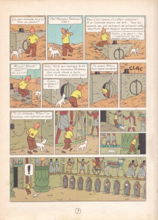 Extrait de Tintin (Historique) -4B29- Les cigares du Pharaon