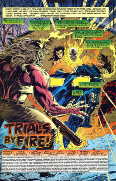 Extrait de Ghost Rider & Blaze: Spirits of Vengeance (1992) -15- Trials by fire