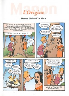 Extrait de L'encyclopédie des Prénoms en BD -38- Manon