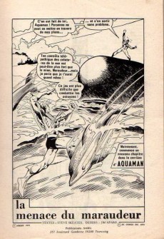 Extrait de Faucon Noir (Arédit - Publication Flash) -13- Aquaman : La menace du maraudeur