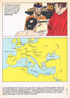 Extrait de Histoire de l'humanité en bandes dessinées -20- Les Barbares II - Les royaumes romano-germaniques