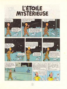 Extrait de Tintin (Historique) -10C8ter- L'étoile mystérieuse