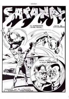 Extrait de Satanax -1- Le super homme d'une heure
