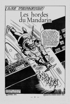 Extrait de Vengeur (2e Série - Arédit - Comics Pocket) -15- Les hordes du mandarin